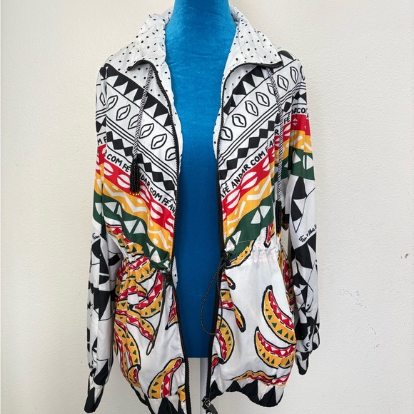 Colorful Geometric Patterned Jacket - Picture 2 of 6